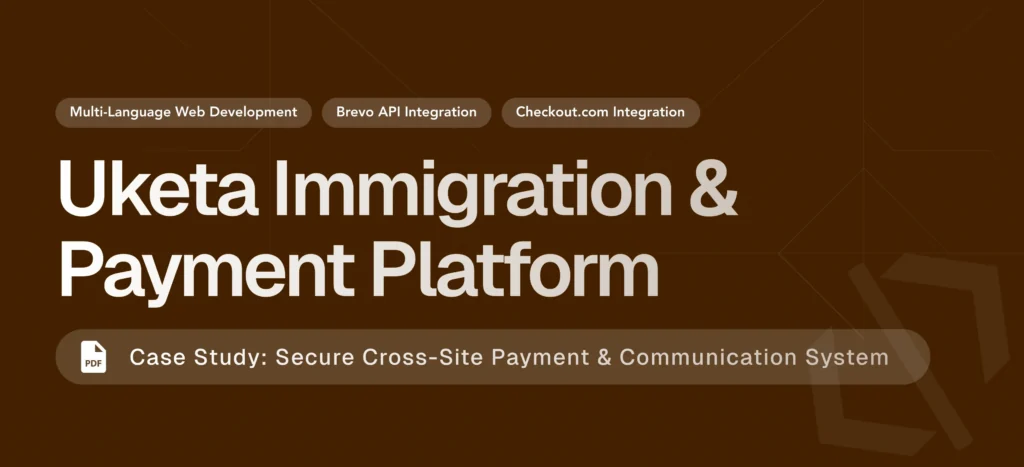 Uketa Support – Multi-Language Immigration Platform with Secure Cross-Site Payments